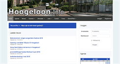 Desktop Screenshot of hoogeloon.info