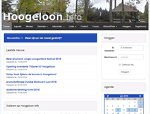 Tablet Screenshot of hoogeloon.info